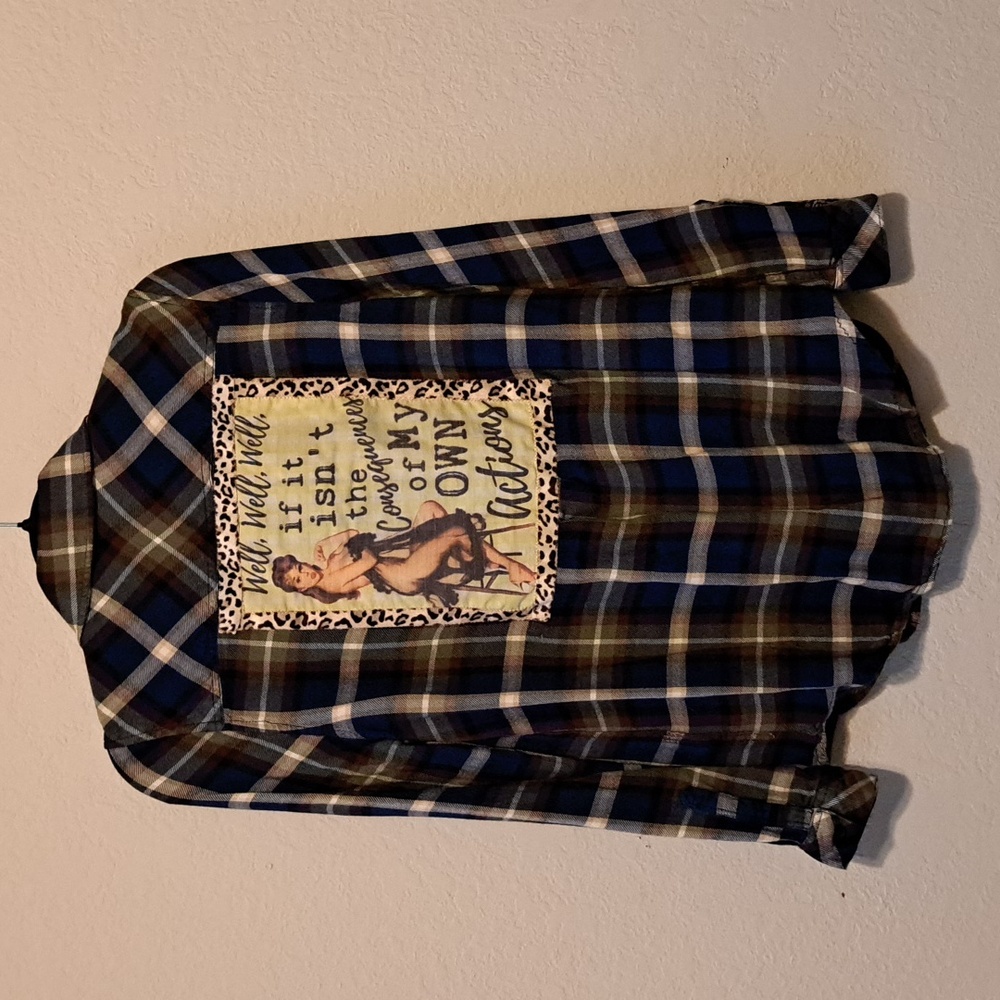 Upcycled S Casa Cabana Flannel